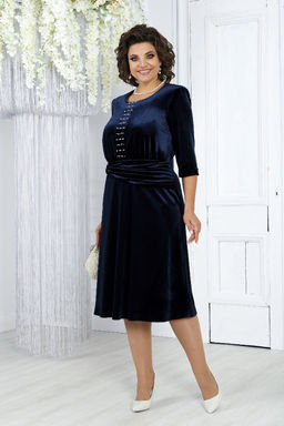 Платье Ninele 7431-Р темно-синий - Mira fashion фото 656