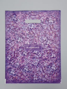 Цена за 50 шт. Пакет «Гармония», полиэтиленовый с вырубной ручкой, 31×40 см, 60 мкм