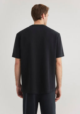 Siyah Tisort - Mavi фото 5