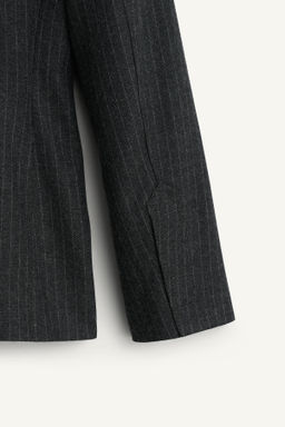 STRUCTURED STRIPED BLAZER - Zara фото 9