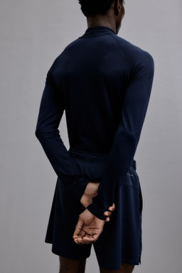 Muscle Fit Zip top sports top with DryMove - H&m фото 5