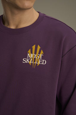 Свитшот утепленный Фиолетовый