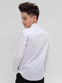 PELICAN, сорочка верхняя для мальчиков, Белый