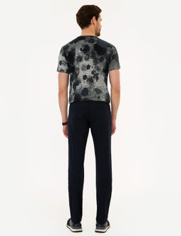 Lacivert Slim Fit Kanvas Pantolon - Pierre cardin фото 4