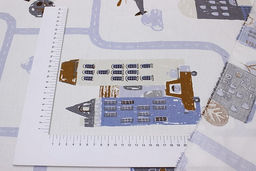 Сатин Зимний город - квартал, (комп), ш.2.35м, хлопок-100%, 120гр/м.кв - Купава фото 3