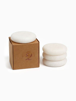 Камни для СПА 8×8 белый мрамор, 4 шт.