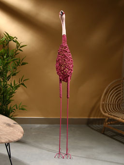 Сувенир плетёный «Фламинго», 30×18×140 см