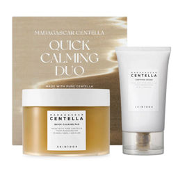 Madagascar Centella Quick Calming Duo - Набор из успокаивающих пэдов и крема с центеллой , 70шт/75мл