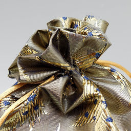 Цена за 5 шт. Мешочек подарочный парча «Новогодняя ночь», 16×24 см ± 1.5 см