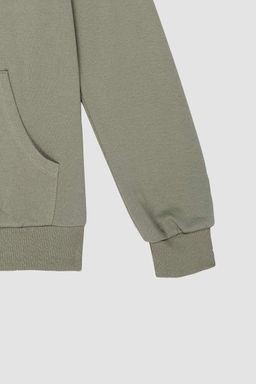 Толстовка на молнии с капюшоном - Defacto фото 3