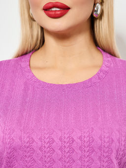Джемпер 0087-7 сирень турецкая - Dora фото 6