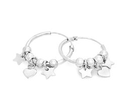 Серьги из серебра без вставки, ТЦС-71