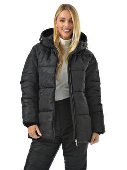 Куртка зимняя с капюшоном на синтепоне