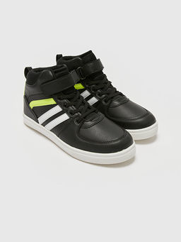 Deri G?r?n?ml? Erkek ?ocuk Spor Ayakkab?