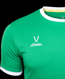 Футболка футбольная JOGEL CAMP Origin, зеленый/белый, детский