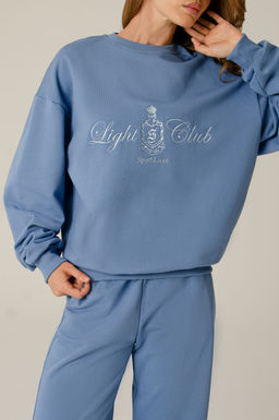 Арт. 2-540 Костюм женский с брюками 44-50 (4 шт) Цвет:Голубой - Калинка фото 11