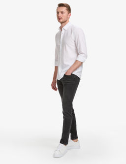 Siyah Slim Fit Jean Pantolon