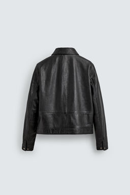 CAZADORA PIEL AARON LEVINE X ZARA / Negro  фото 7