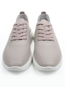 03-YH596-3 GRAY/BEIGE Полуботинки летние женские (натуральная кожа)
