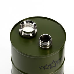 Фляжка Стратегический продовольственный, нержавеющая сталь, 700 мл, 25 oz