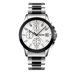 Часы наручные Skmei мужские кварцевые 9126white