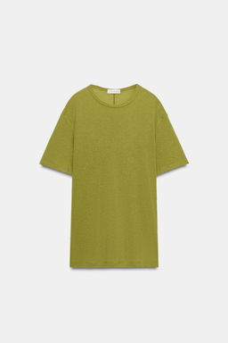 CAMISETA OVERSIZE FLUIDA / Lima fl?or