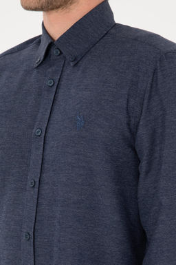 Erkek _ndigo Uzun Kollu Basic G_mlek Sepette S_rpriz _ndirim - U.s. polo assn фото 7