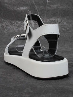 08-PED134-1 WHITE Босоножки женские (натуральная кожа)