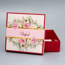 Цена за 5 шт. Коробка подарочная складная Ты прекрасна, 20?20?6 см