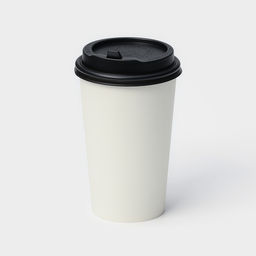 Цена за 100 шт. Крышка одноразовая для стакана чёрная, с клапаном, d=9 см - Simaland фото 15