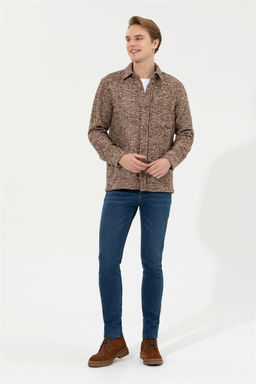 U. S. Polo Assn Мужская рубашка с длинным рукавом кокосового цвета - U.s. polo assn фото 9