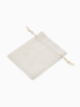 Набор подарочных мешочков 50 шт. «Лён» 10×12 см, бежевый