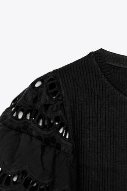 TANK TOP WITH SLEEVE EMBROIDERY - Zara фото 16