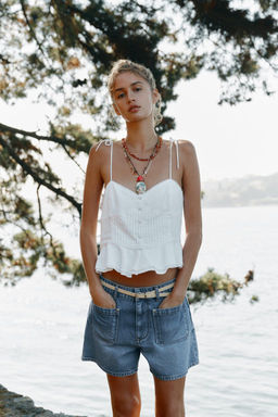 Z1975 DENIM SHORTS WITH BELT