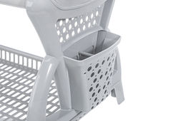 Сушилка для посуды 2-х ярусная 52*31*30 см "Серая" (модель 065)