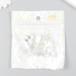 Декор для творчества пластик «Фигурная сосулька, кристалл», прозрачный, 4.3×4.3×8.3 см