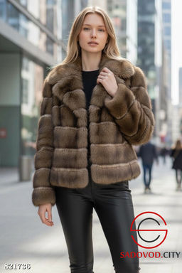 Шуба женская из искусственного меха