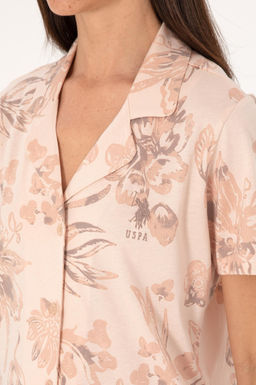 Kad_n Bej Pijama Tak_m_ Sepette S_rpriz _ndirim - U.s. polo assn фото 7