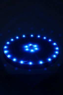 Фонтан на солнечной батарее,  h=0,55 метра, 180 л/ч, 7 Вт,  LED-подсветка, JT-180-26LED