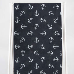 Полотенце махровое 6с102.411ж1 Якоря(антрацит) 67х150см