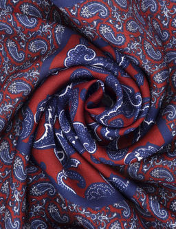 Коричневый шелковый платок - Cacharel фото 4