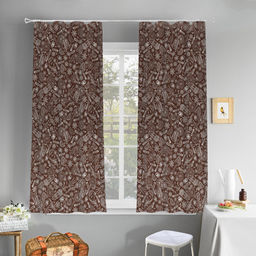 "Надежда" Шторы для кухни, 2шт 148х160см, на шторной ленте, хлопок "Комфорт" 171г/м2, "Домашняя мода" (Россия)