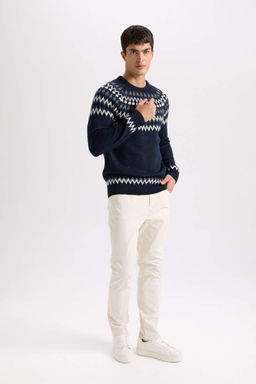 Yazl?k Gabardin Chino Kanvas Pantolon Slim Fit Dar Kesim Dar Paca Cepli - Defacto фото 2