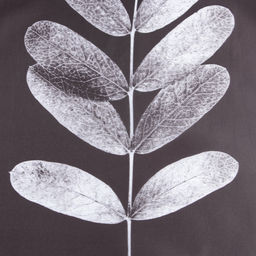 Штора для ванной водоотталкивающая «Этель» Natural print, 145×180 см, ткань оксфорд, серая