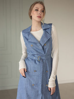 Платье льносодержащая ткань - Волтри фото 2