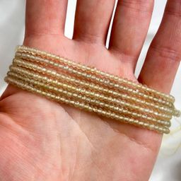 Бусины для украшений из Лимонного кварца огранка