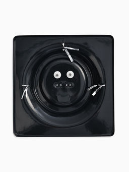 Набор 2 пред-а: серьги, колье со стразами "Лёд" сталактит, d=13,5см, цвет белый в серебре