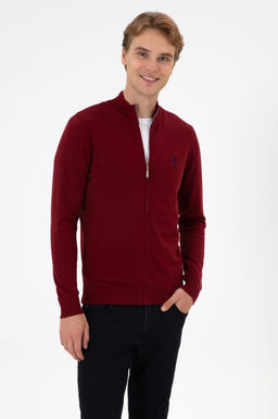 Erkek Bordo Basic Triko H_rka Sepette S_rpriz _ndirim
