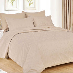 КПБ Сатин Жаккард 100% Хлопок - Гелиодор 2 сп. (4 наволочки)