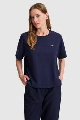 Kad_n Lacivert Bisiklet Yaka Basic Ti__rt - U.s. polo assn фото 3